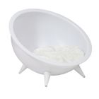Panier pour chien et chat rétro Pet Nest White