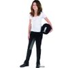 Pantalon d'équitation pour enfant et adolescent Fabien, noir