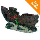 Épave de bateau pour aquarium