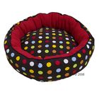 Pet Bed Corduroy with Polka Dots