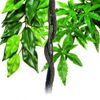 2 plantes artificielles en soie + liane Flexible Hagen