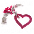 Play Heart from Solid Rubber with Rope