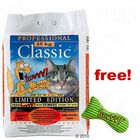Professional Classic Cat Litter with Baby Powder + Free Toy!