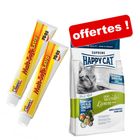 Pâtes Gimpet 2 x 220 g + croquettes Happy Cat offertes !