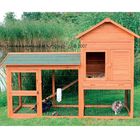 Rabbit Hutch Natura 120 with Pitched Roof & Large Pen