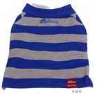 Rodney Hunde Poloshirt blau/grau gestreift