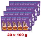 Sachets fraîcheur pour chat Iams Junior ou Senior 20 x 100 g