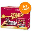 Schmusy Whole Food Flakes Mixed Trial Pack 12 x 100g