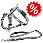 Set pettorina+guinzaglio catarifrangenti mod. ZampineTrixie