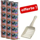 Smilla poisson 18 x 185 g + pelle à litière pour chat