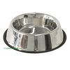 Stainless Steel Food Bowl with Rubber Base