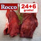 24 + 6 sztuk gratis! Rocco chrupkie uszy wołowe