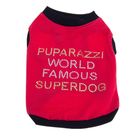Tee-shirt pour chien Puparazzi