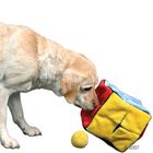 Trixie pluche dobbelsteen met 4 speelballen