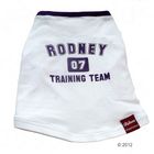 T-shirt pour chien Rodney, blanc