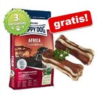 Velké balení Happy Dog Supreme + Lukullus kost 2 x 10 cm