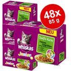 Výhodné balenie Whiskas Jemná kuchyňa Junior 48 x 85 g