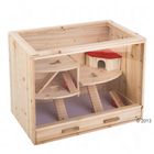 Wooden Cabin Pet Cage