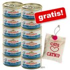 12 x 70 g Almo Nature + Catnipové vrecúško grátis!