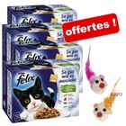 24 x 100 g Felix en sachets fraîcheur + Souris Safety