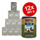 12 x 400 g Happy Dog Pur