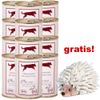 12 x 400 g Herrmanns bio-menu + plyšový ježek zdarma!