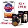 12 x 370 g Hill's + biscuits pour chien Hill's Oral offerts