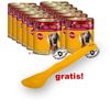 12 x 800 g Pedigree Pur + Futterlöffel gratis!