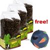 3 x JR Farm Grainless Complete Guinea Pig + Snacky Free!
