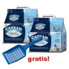 2 x 10 l Catsan żwirek higieniczny + łopatka gratis!