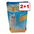 3 x 5 l Tigerino Crystals –tarjouksessa  2 + 1!