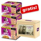 72 x  Whiskas Frischebeutel + Whiskas Metallbox gratis!
