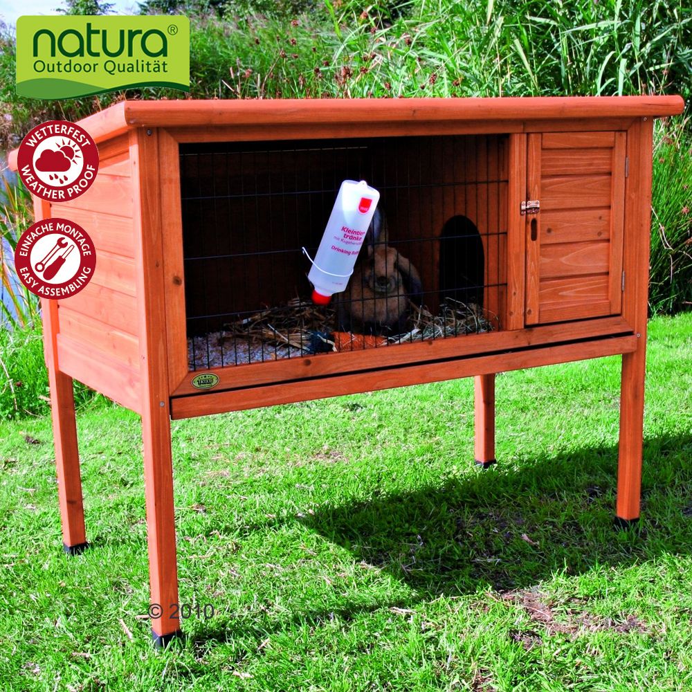 This Trixie Natura rabbit hutch can be opened not only from the front but also from the top for feeding and giving your pet extra ventilation This Trixie Natura rabbit hutch can be opened not only from the front but also from the top for feeding and giving your pet extra ventilation