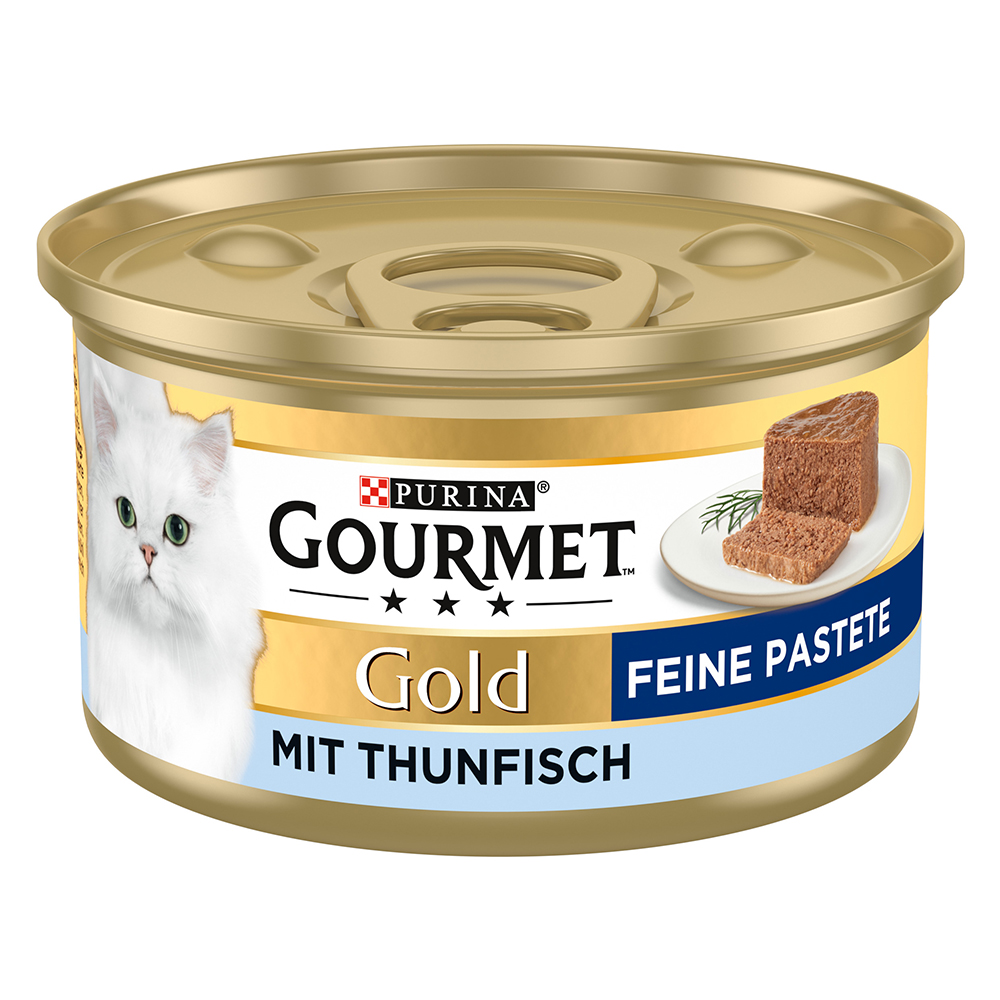 Fotografie produktu: Gourmet Gold konzervy paštika 48 x 85 g - treska, mrkev