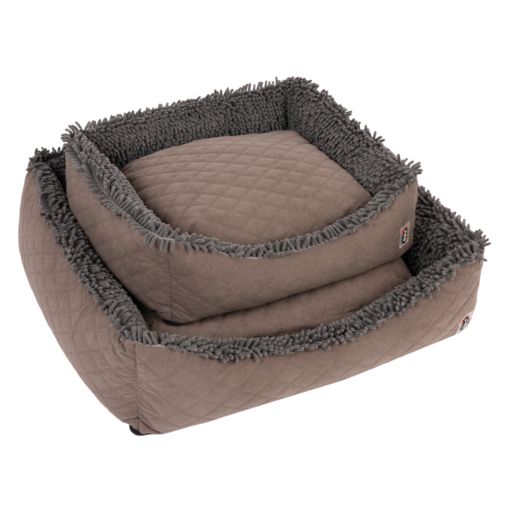 Fotografie produktu: TIAKI Chenille pelíšek pro psy - D 85 x Š 80 x V 22 cm