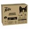 Megapack Felix Classic Pouches 80 x 85 g Huhn & Niere, Ente & Lamm, Huhn, Rind
