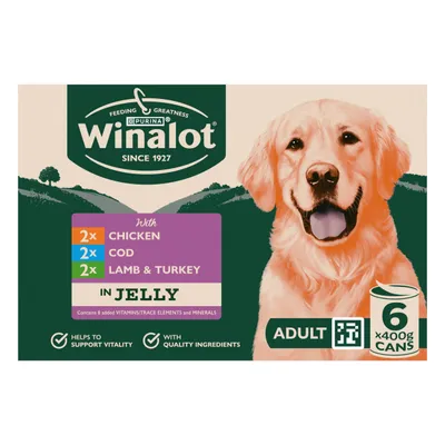 Winalot Classics in Jelly 6 x 400g - Mixed Pack (3 Varieties)