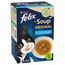 Felix Soup 6 x 48 g sopa para gatos Variedades del mar