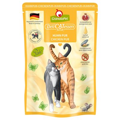 GranataPet DeliCatessen Pouch 6  x 85 g Huhn PUR