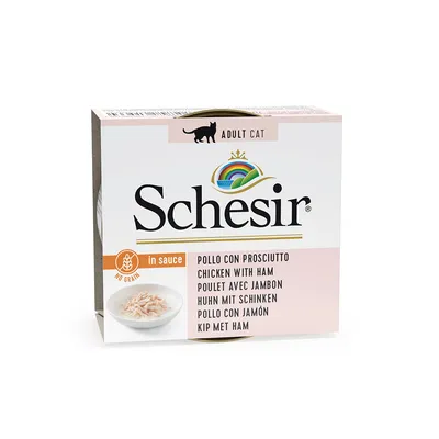 Schesir in Salsa naturale 24 x 70 g - Pollo con Prosciutto