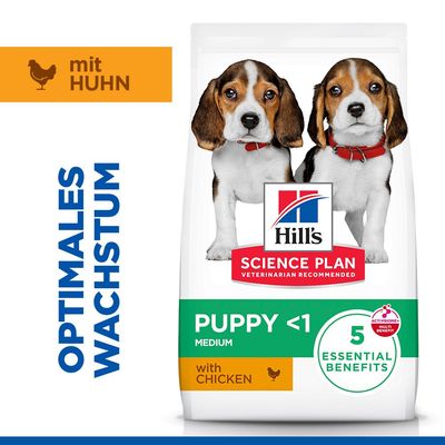 Hill's Science Plan Puppy <1 Medium mit Huhn