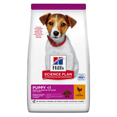Hill's Science Plan Puppy <1 Small & Mini, kurczak  - 3 kg                                         
