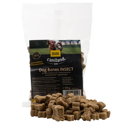 Caniland Dog Bones Insect hundesnack - 175 g Caniland Dog Bones Insect hundesnack - 175 g