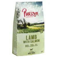 Purizon Lam met Zalm Adult - Graanvrij Hondenvoer  - Dubbelpak: 2 x 12 kg
