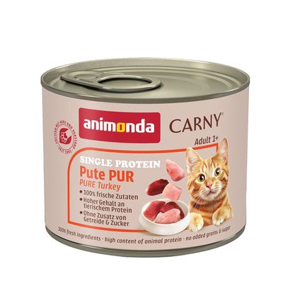 Animonda Carny Single Protein Adult  6 x 200 g kalkkuna