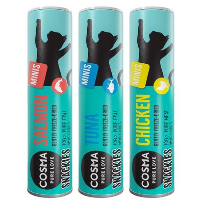 Cosma Snackies Minis Mixed Trial Pack 3 Varieties (72g)