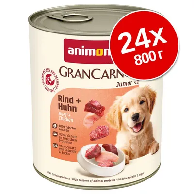 Икономична опаковка animonda GranCarno Original Junior 24 x 800 г - пуешко
