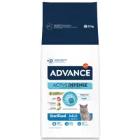 Pack gourmand Advance pour chat, 2 saveurs - Sterilized dinde, orge (15 kg) + Sterilized Sensitive, saumon (10 kg)