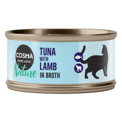 Sparpack: Cosma Nature 24 x 70 g Tonfisk & lamm