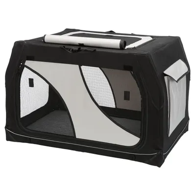 Hondenbench Opvouwbaar Vario S-M: L 76 x H 48 x B 51 cm - Hondenbench Opvouwbaar Vario